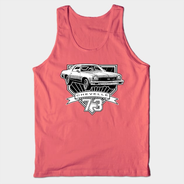 1973 Chevelle Tank Top by CoolCarVideos